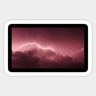 lightning in the clouds Sticker